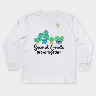 It's A Good Day To Teach Second Grade Kids Long Sleeve T-Shirt